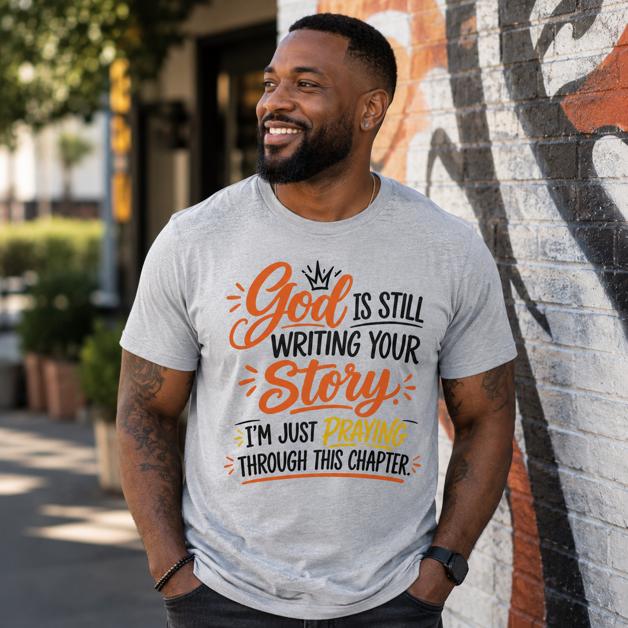 God Is Still Writing Your Story | Christian Graphic Tee