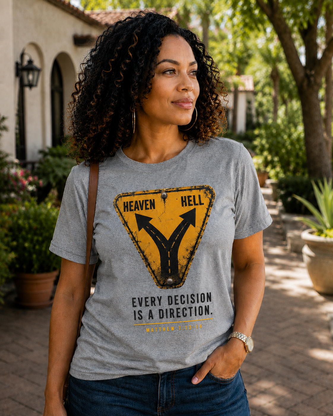 Every Decision Is a Direction | Christian Graphic Tee | VII Sparrows