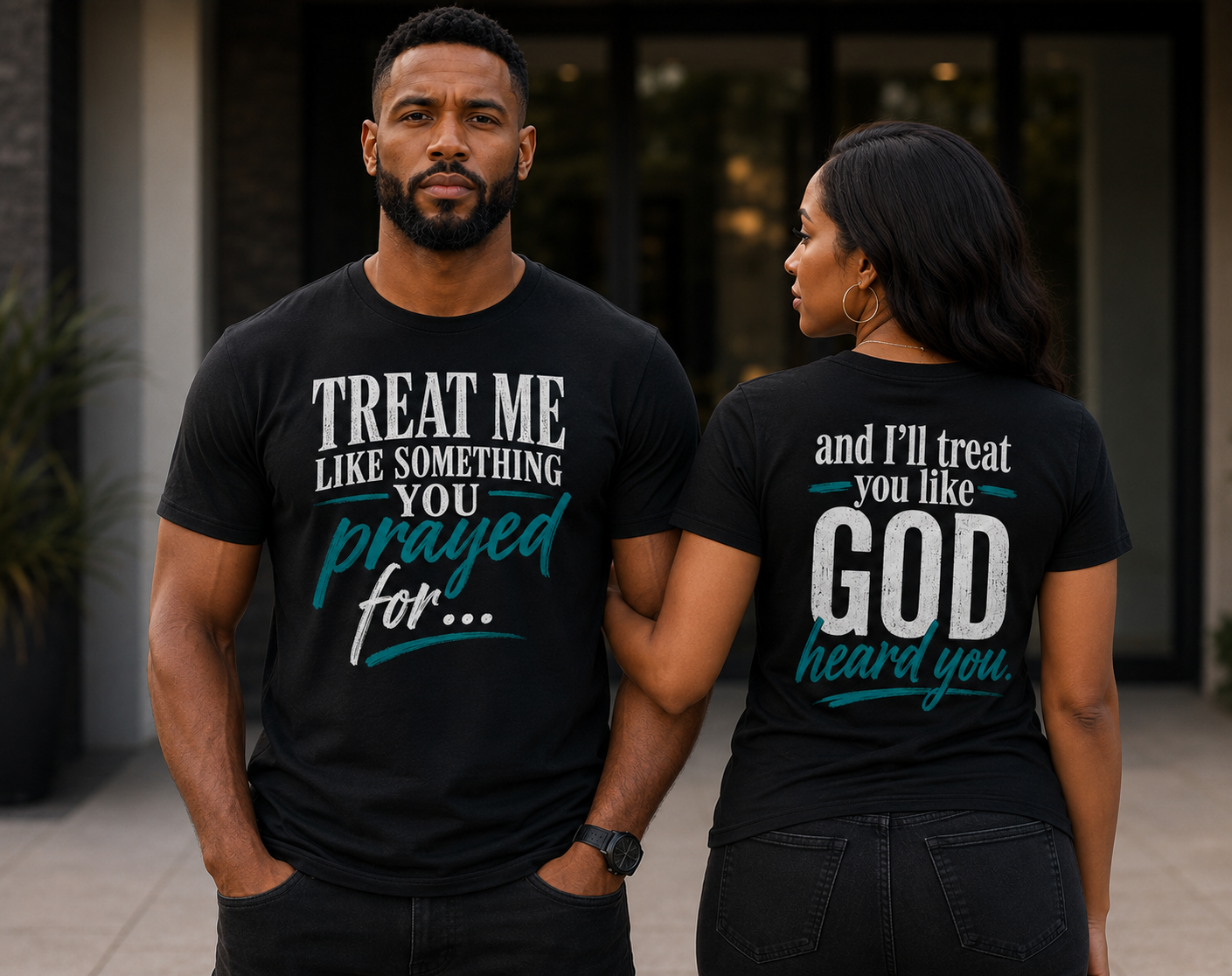 Treat Me Like Something You Prayed For | Christian Graphic Tee | VII Sparrows