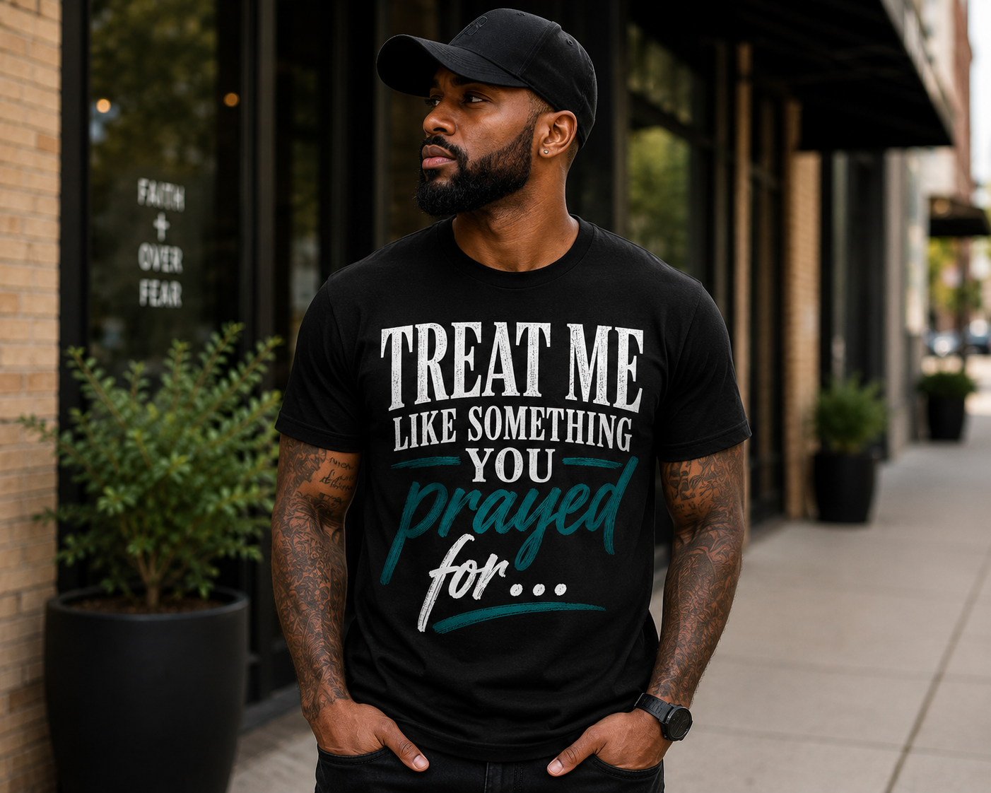 Treat Me Like Something You Prayed For | Christian Graphic Tee | VII Sparrows