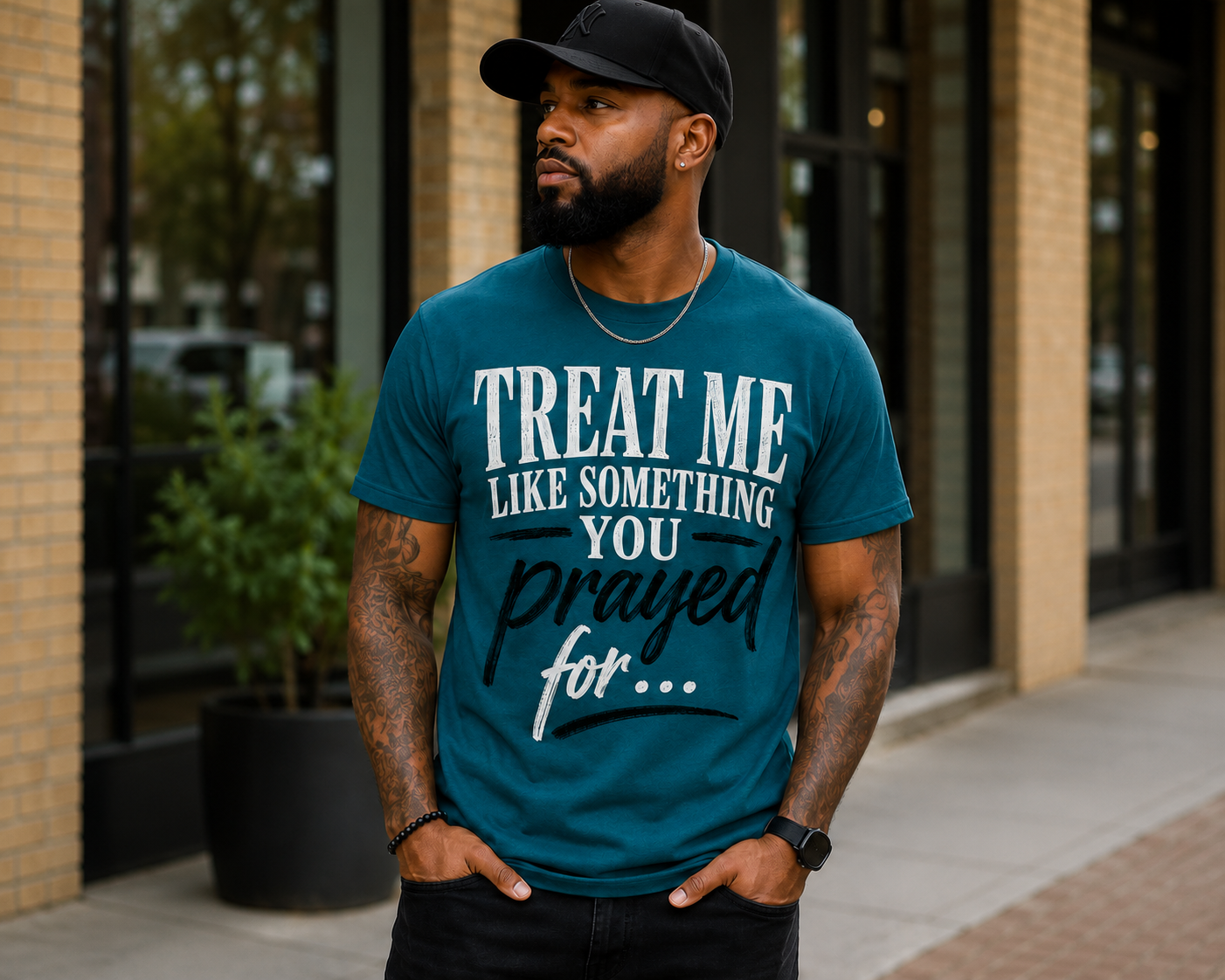 Treat Me Like Something You Prayed For | Christian Graphic Tee | VII Sparrows