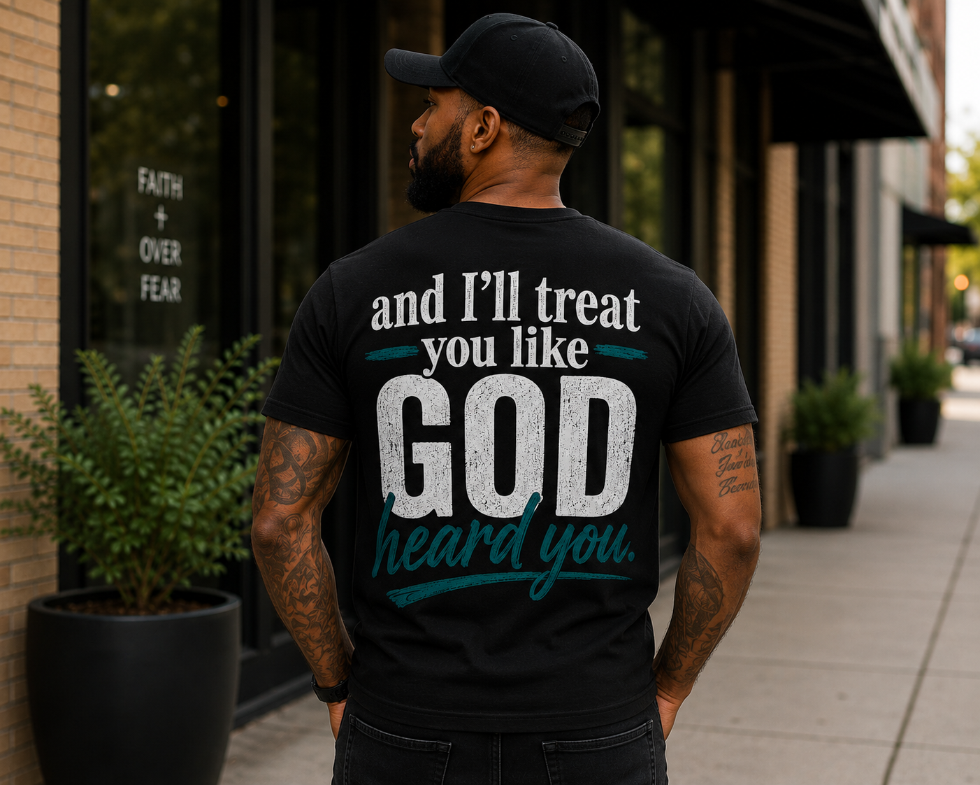 Treat Me Like Something You Prayed For | Christian Graphic Tee | VII Sparrows