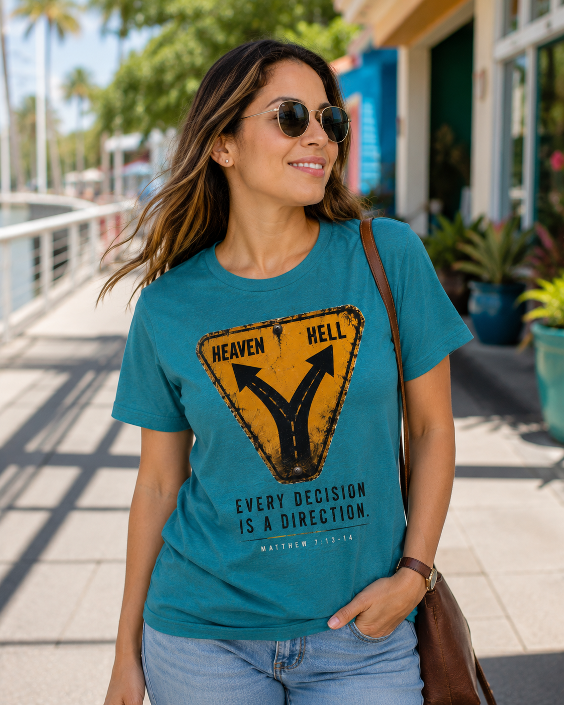 Every Decision Is a Direction | Christian Graphic Tee | VII Sparrows
