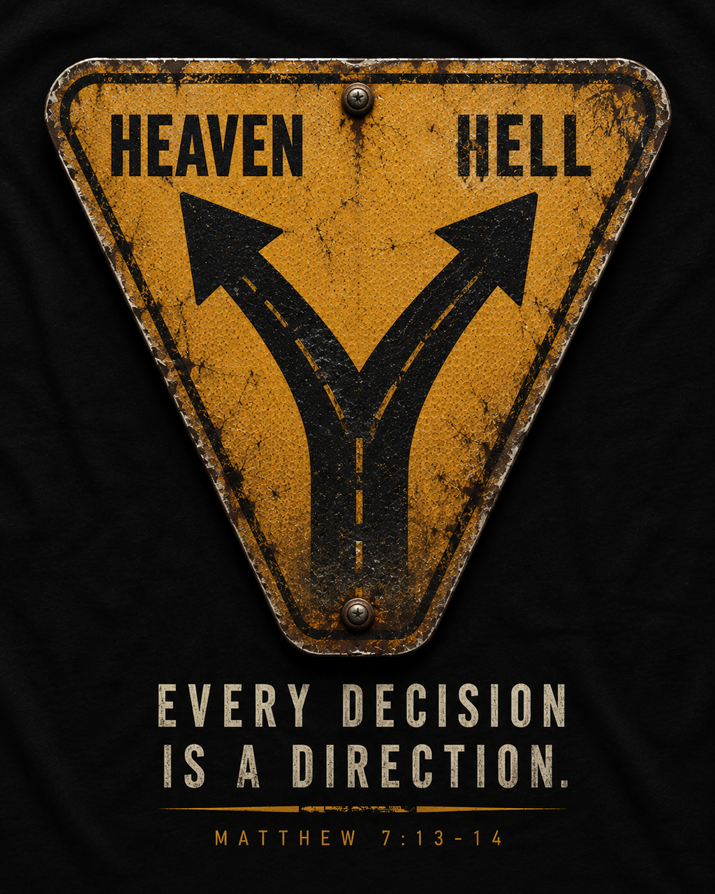 Every Decision Is a Direction | Christian Graphic Tee | VII Sparrows