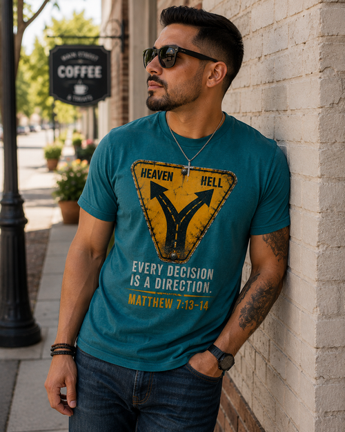 Every Decision Is a Direction | Christian Graphic Tee