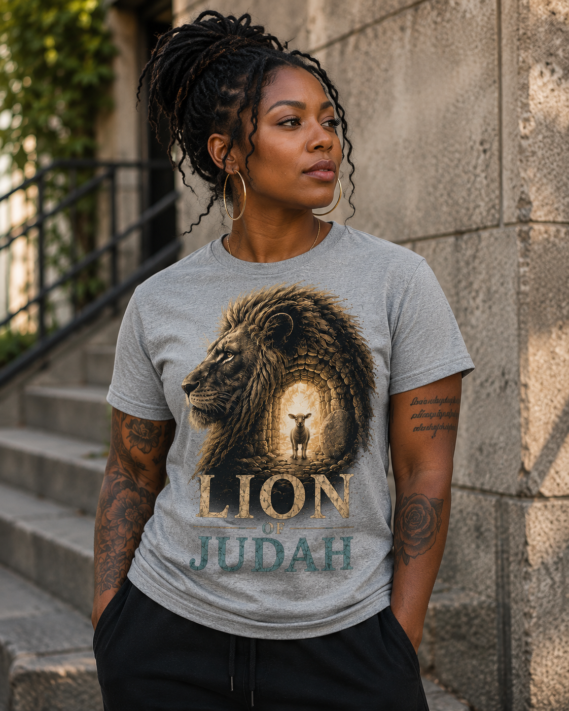 Lion of Judah | Christian Graphic Tee | VII Sparrows