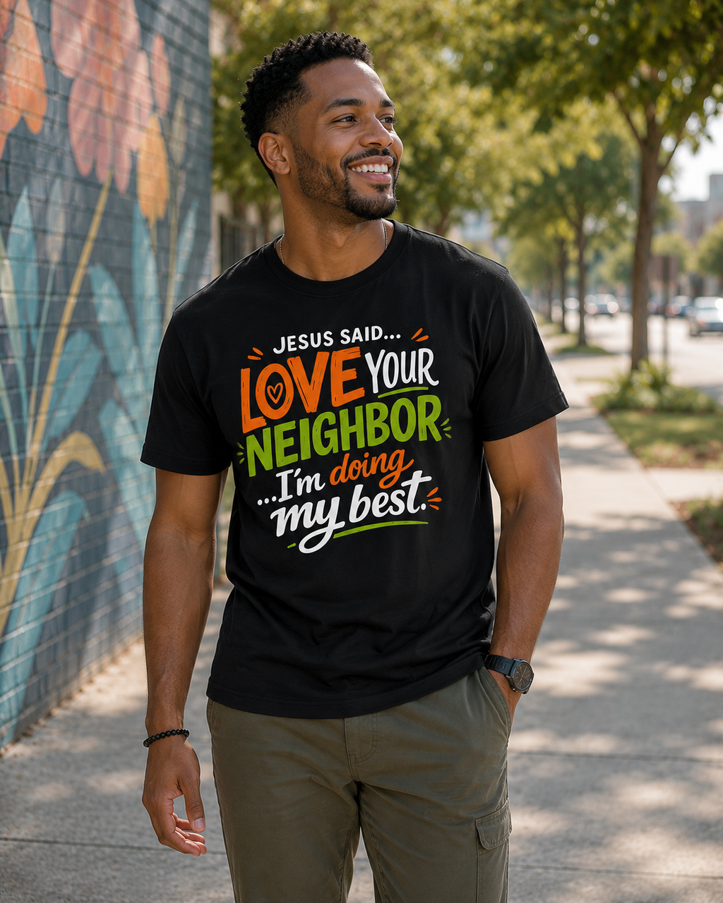 Love Your Neighbor | Christian Graphic Tee